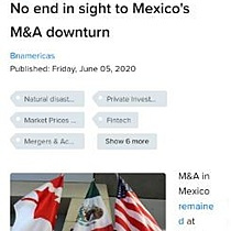 No end in sight to Mexico's M&A downturn